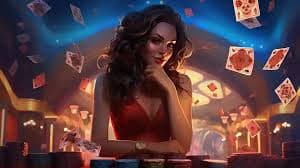 ড্রাগন টাইগার গেমের কার্ড টেবিল ও ডিলার দৃশ্য